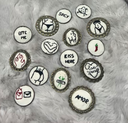 Broches « Valentines »