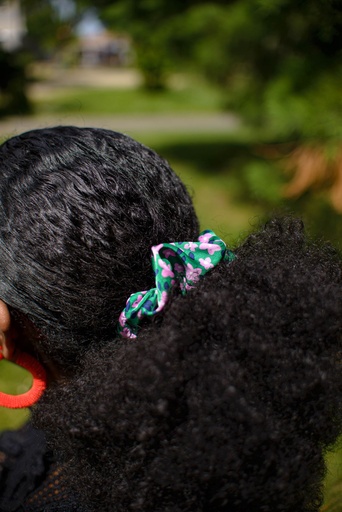 Scrunchie «Jardin secret »